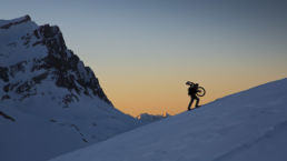 Downthehill Snowride - Mountainbiken im Winter, ein ungewöhnlicher Anblick