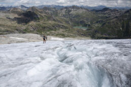 Projekt Platte - Aufstieg auf dem Gletscher